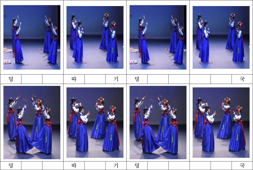 삼진삼퇴 동작