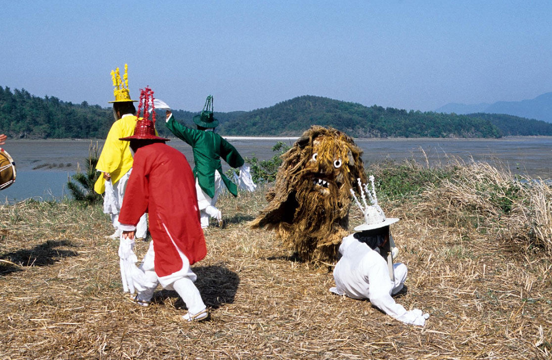 가산오광대 영노춤