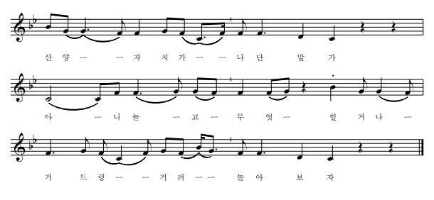 김초향이 부른 단가 <백구야 나지말아>