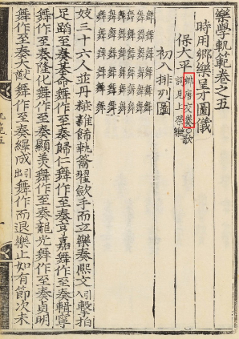 국립국악원, 악학궤범 2책, 1743, 51면
