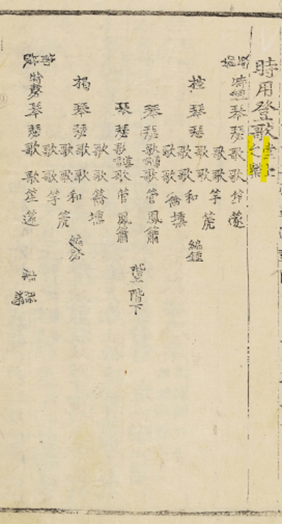 국립국악원, 악학궤범 1책, 1743, 95면